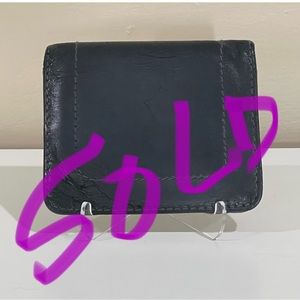 Louis Vuitton Black Leather Wallet